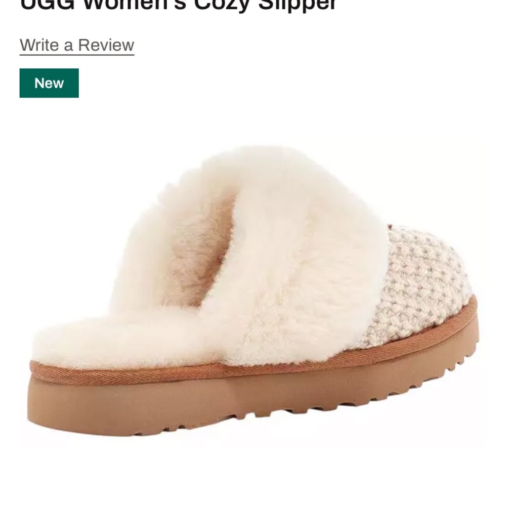 UGG Women's Cozy Slippers - Cream - Picture 4 of 11
